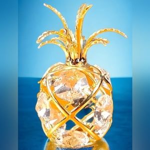 Small 24KGP Crystal Pineapple